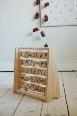 ABC Alfabetramme i træ