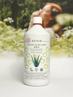 Aloe Vera Drikkeklar Æble