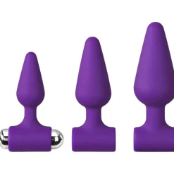 Begynder Vibrerende Butt Plug Sæt