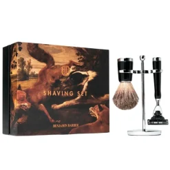 Benjamin Barber Classic 3-piece Shaving Set Ebony Mach3