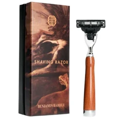 Benjamin Barber Classic Shaving Razor Mach3 Wood