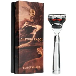 Benjamin Barber Classic Shaving Razor Fusion Chrome