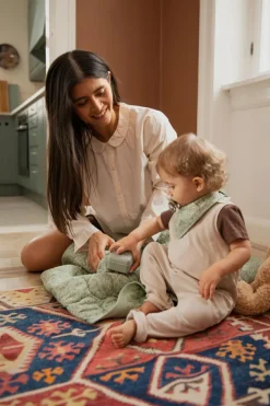 BIBS x Liberty Quilted Blanket Eloise