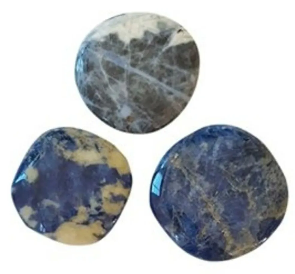 Blå Sodalit Poleret