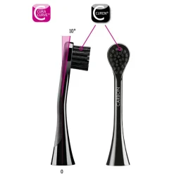 Black Is White Hydrosonic Eltandbørste med Aktivt Kul