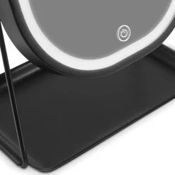 Bordspejl M/Led Lys og Bakke