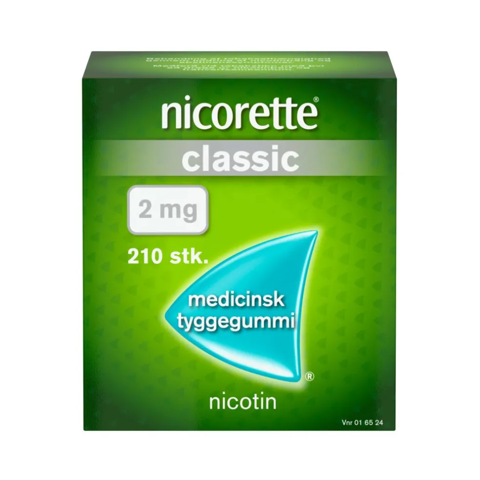Classic 2 mg medicinsk tyggegummi