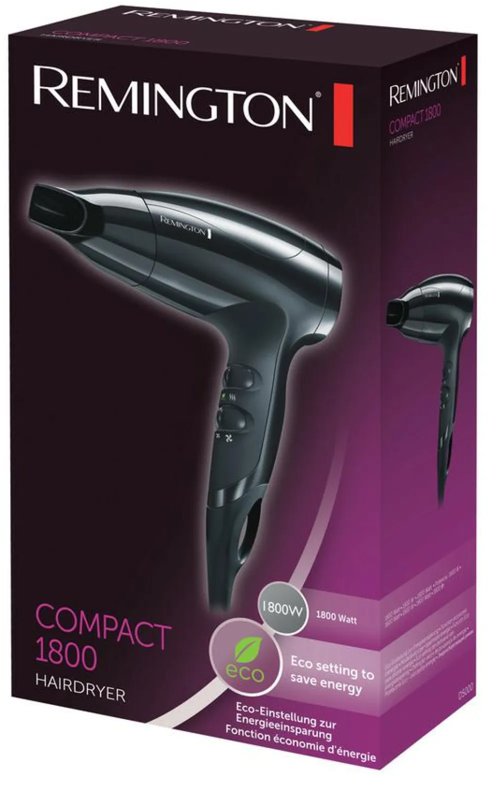 Compact 1800 D5000 Rejsehårtørrer