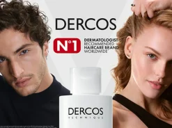 Dercos Energigivende Shampoo (Rød) til Fint Hår/Hårtab