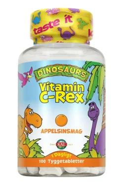 DinoSaurs vit. C-rex tygge børn