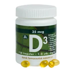 D-Vitamin 35 mcg 120 kapsler