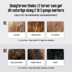 Dye Hard 02 - skægfarve (medium til mørkt)
