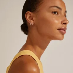 Ebna Crystal Huggie Hoops