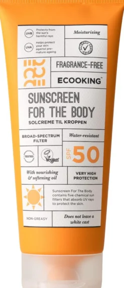 Ecooking Solcreme Krop SPF 50