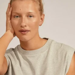 Eddy Genanvendt Organic Shaped Huggie Hoops