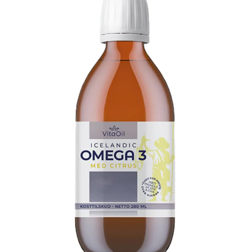 Flydende Fiskeolie M. Citrus & Omega 3