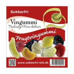 Frugtvingummi sukkerfri