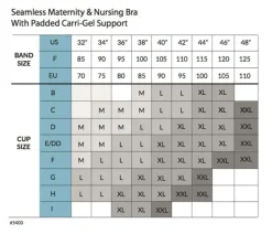Graviditets- Og Amme-BH med vatteret indlæg og gel-support