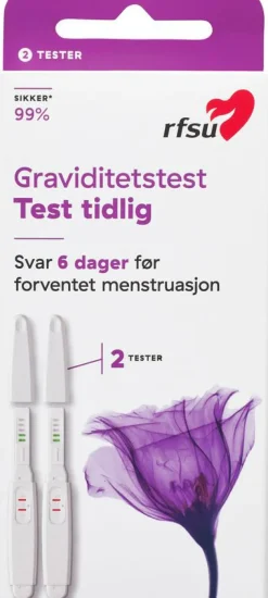 Graviditetstest stav - test tidlig