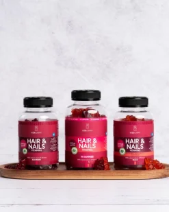 Hair & Nails Mixed, Raspberry & Peach