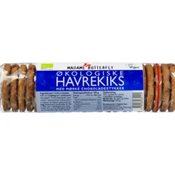Havrekiks med chokoladestykker Ø