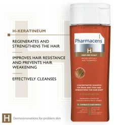 H-Keratineum Concentrated Hair Strengthening Shampoo For Weak and Thin Hair