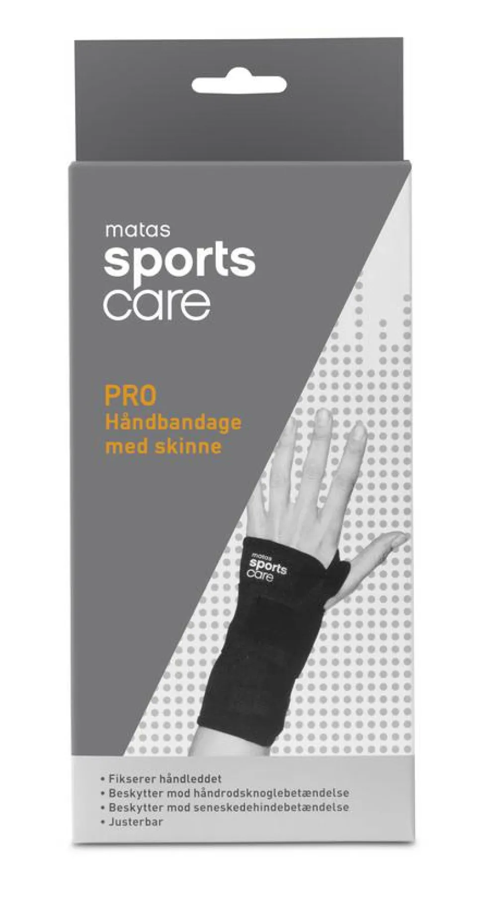 Håndbandage med Skinne