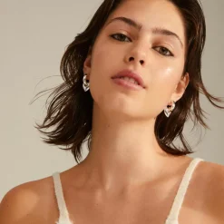 Hoops Øreringe med Hjerter Iokaste