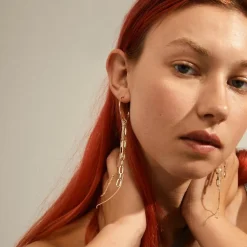 HOPEFUL Kæde Hoop Øreringe