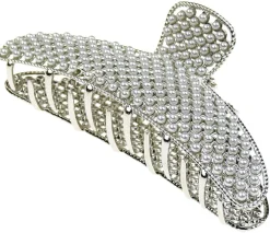 Hårklemme med perler 11,5 cm.