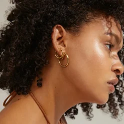 2-i-1 Hoops Øreringe Eve