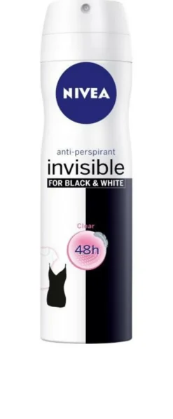 Invisible Black & White Clear Deo Spray
