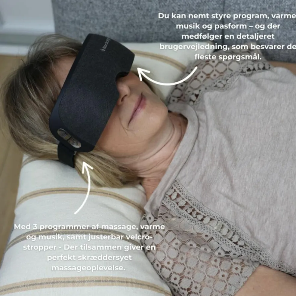 Øjenmassager Pro m. Varme