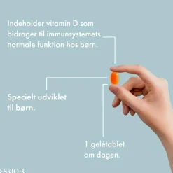 Kids Omega 3 Vitamin D Appelsin
