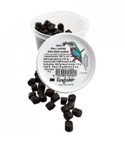 Kingfisher 100% Ren Lakrids sukkerfri