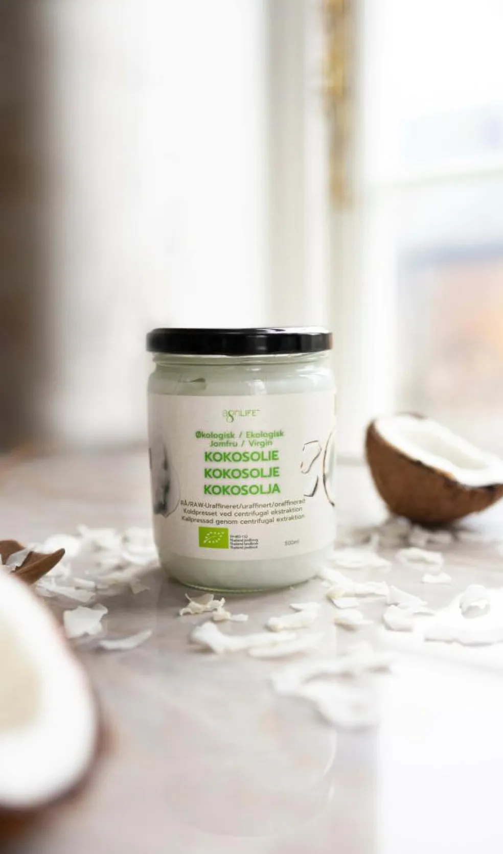 Økologisk Jomfru Kokosolie