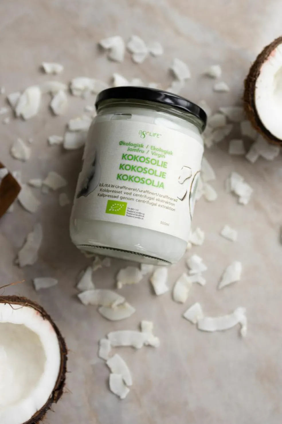 Økologisk Jomfru Kokosolie