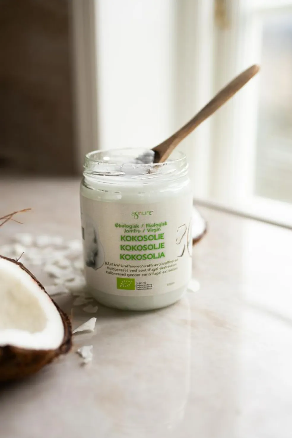 Økologisk Jomfru Kokosolie