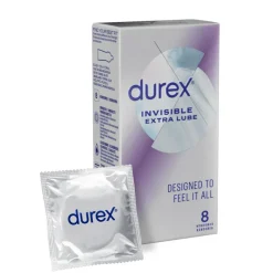 Kondomer Invisible Extra Glidecreme