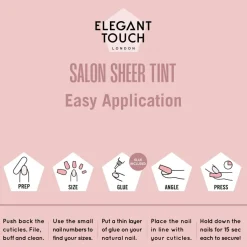 Kunstige Negle Sheer Tint