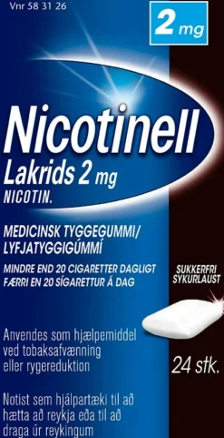 Lakrids Tyggegummi 2 mg