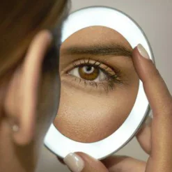 Lighted 15x Magnifying Mirror