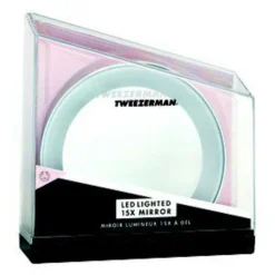 Lighted 15x Magnifying Mirror