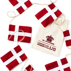 Lille Dannebrogsflag 10 Stk. Ranke