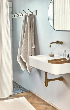 Lines shower curtain