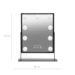 Makeup Artist Spejl med 9 Kraftige LED Pærer