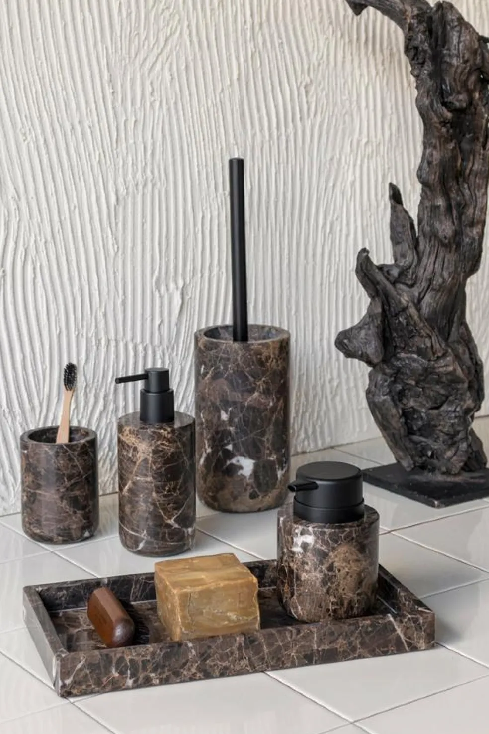 MARBLE Tandbørsteholder