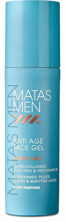 Men Anti Age Face Gel til Sensitiv Hud Uden Parfume