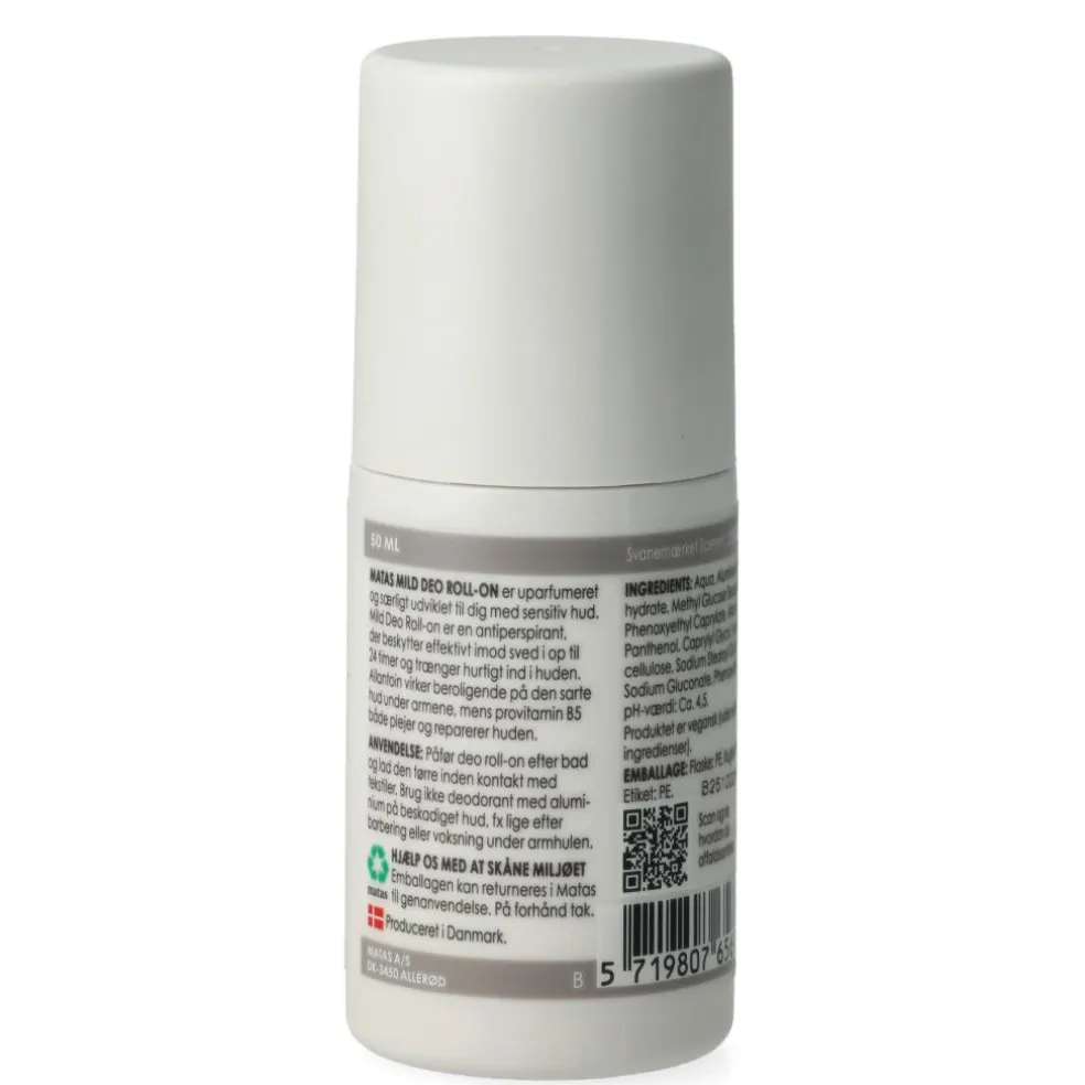 Mild Deo Roll-on Uden Parfume