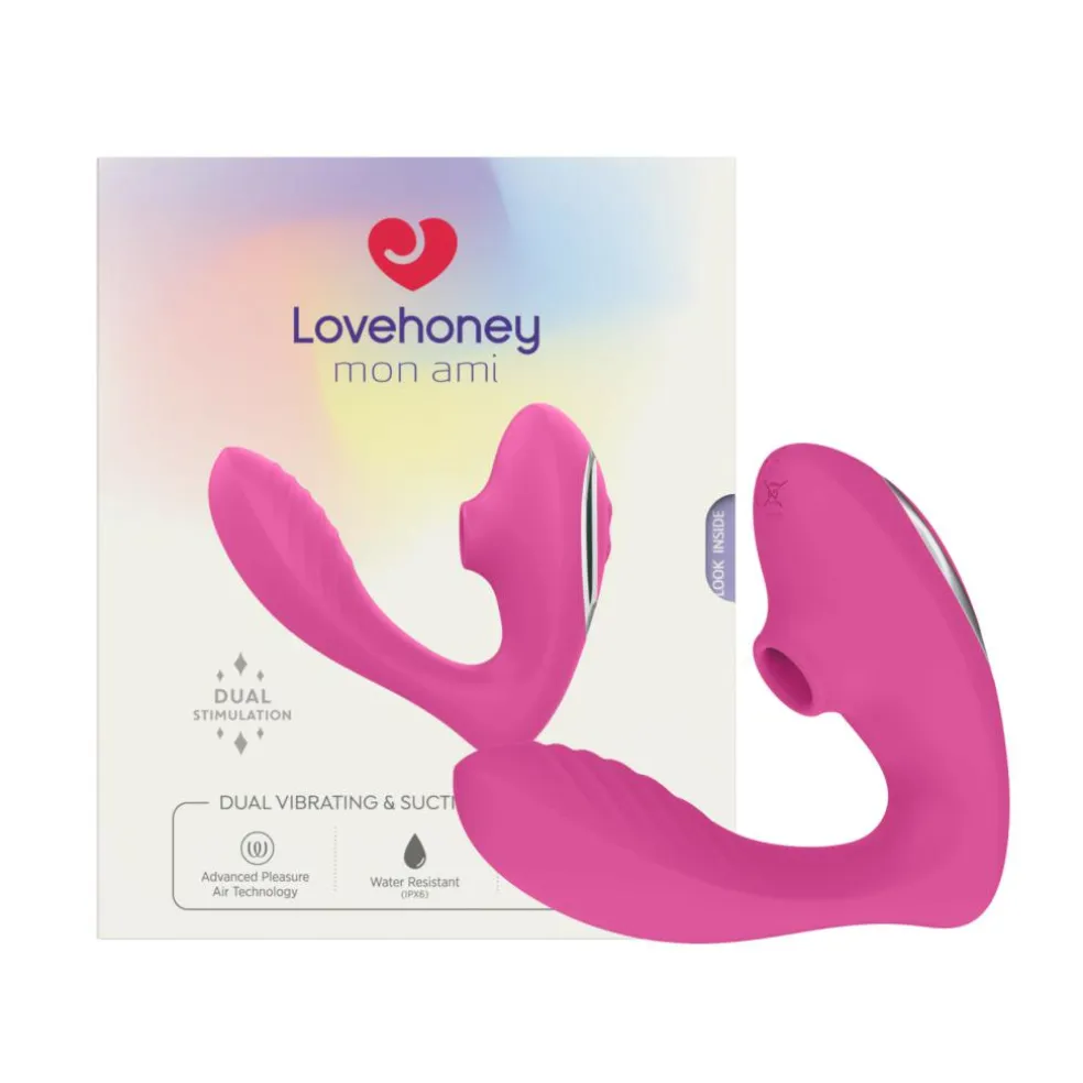 Mon Ami Dual Vibrating Pleasure Air & G Spot Toy